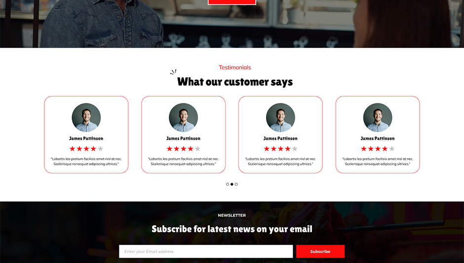 Italian Restaurant WordPress theme