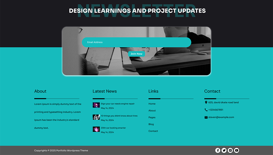 Creative Portfolio WordPress Theme