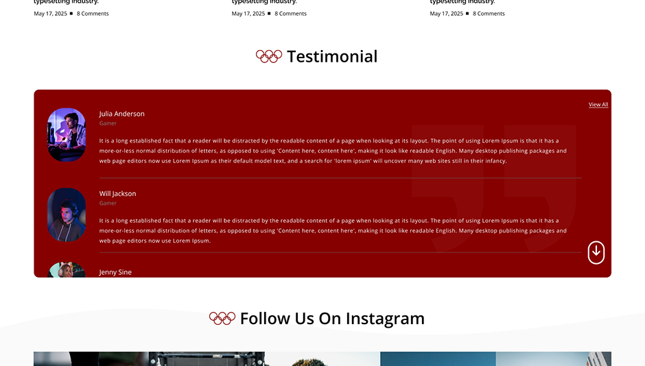 Sports Store WordPress Theme