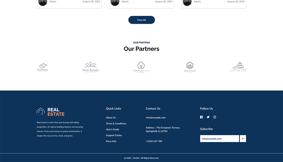 Real Estate Wordpress Theme