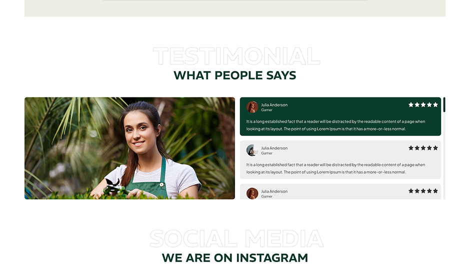 Gardening WordPress Theme