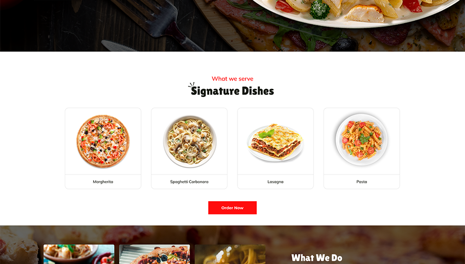Italian Restaurant WordPress theme