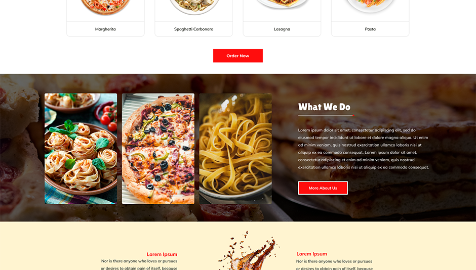 Italian Restaurant WordPress theme