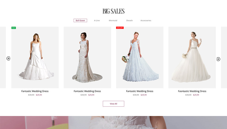 Bridal Dresses WordPress Theme