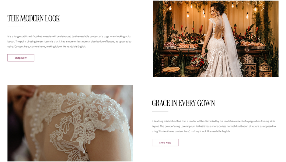 Bridal Dresses WordPress Theme
