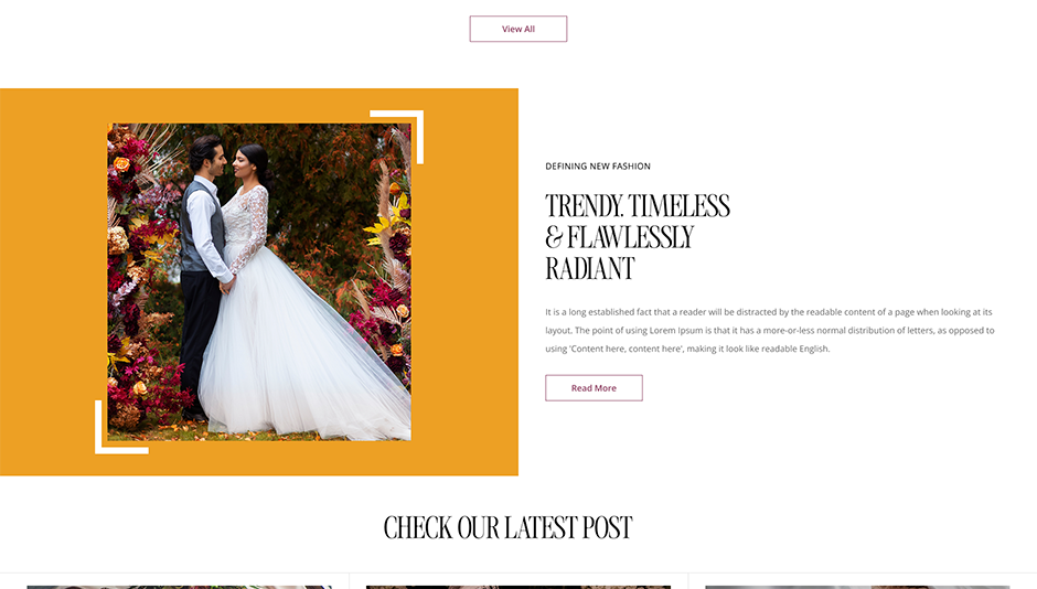 Bridal Dresses WordPress Theme