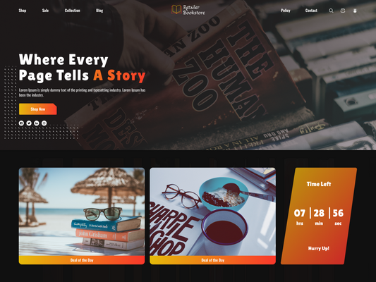 free-bookstore-wordpress-theme