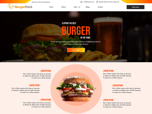 free-burger-wordpress-theme