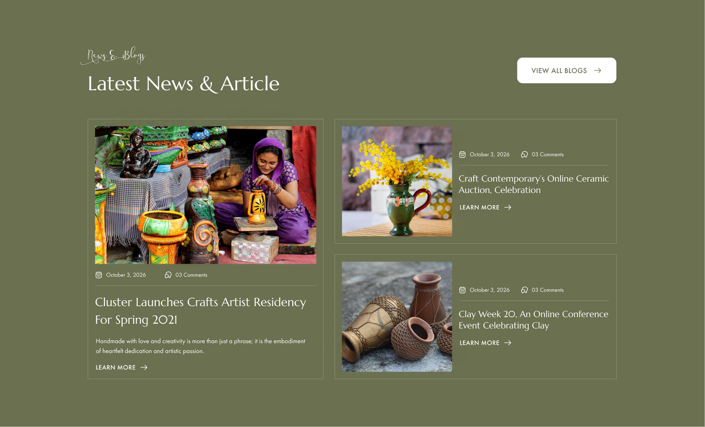 Handmade WordPress Theme