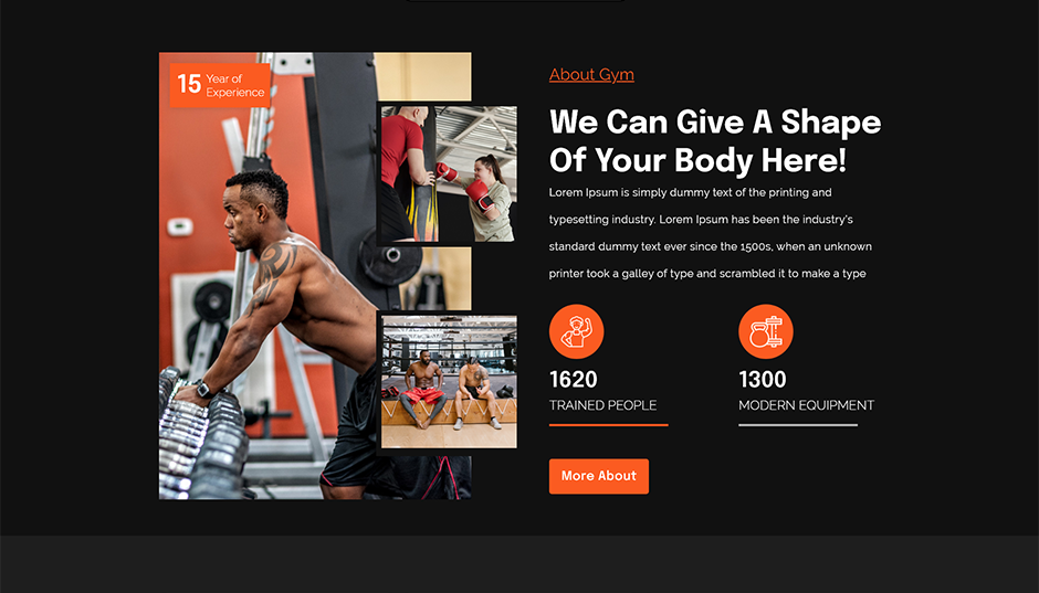 Gym Trainer WordPress Theme