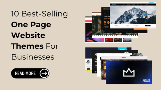 10 Best-Selling One Page Website Themes For Businesses