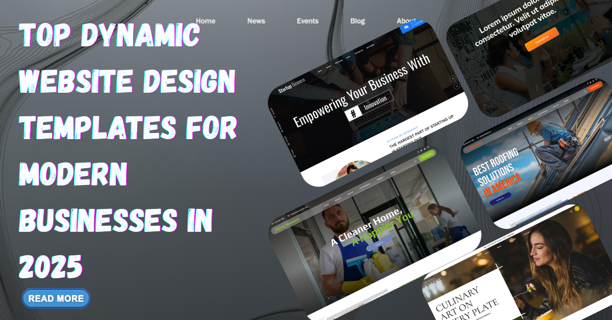 Top Dynamic Website Design Templates for Modern Businesses in 2025 ...