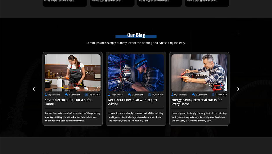 Electrical Repair WordPress Theme