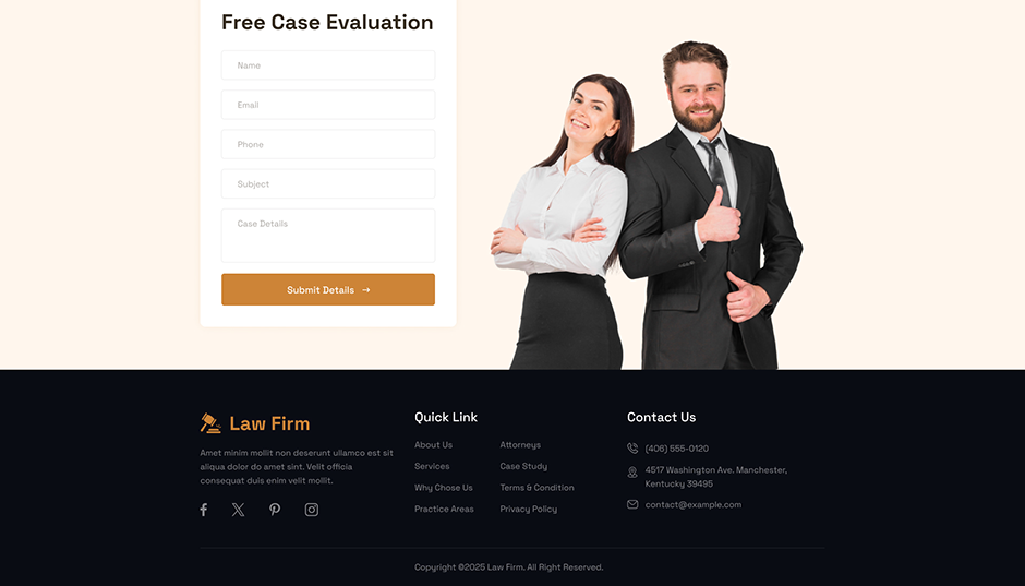 Lawyer Consultant WordPress Theme