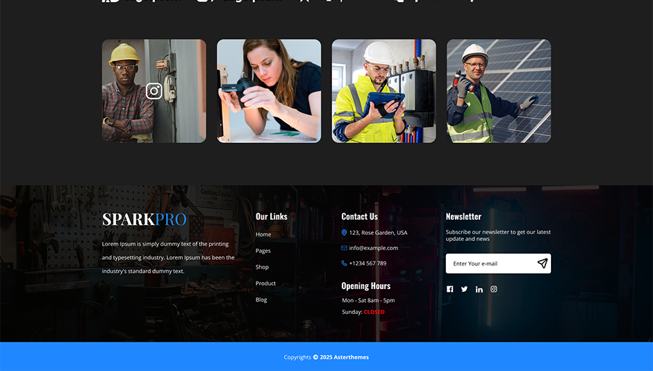 Electrical Repair WordPress Theme
