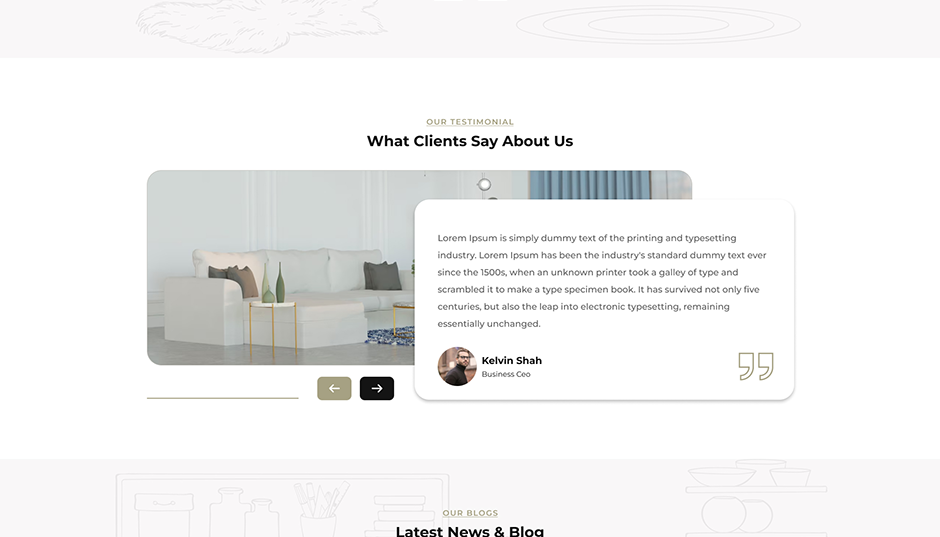 Interior Design WordPress Theme