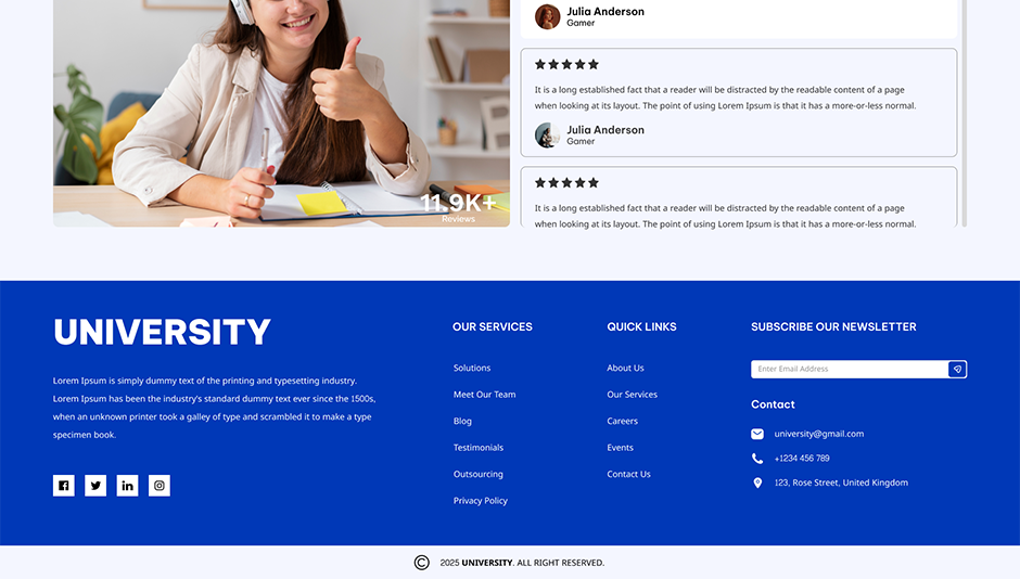 School Wordpress Theme