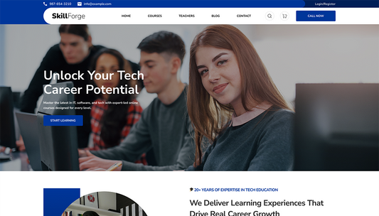 IT Courses Wordpress Theme