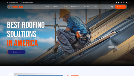 Free Roofing WordPress Theme