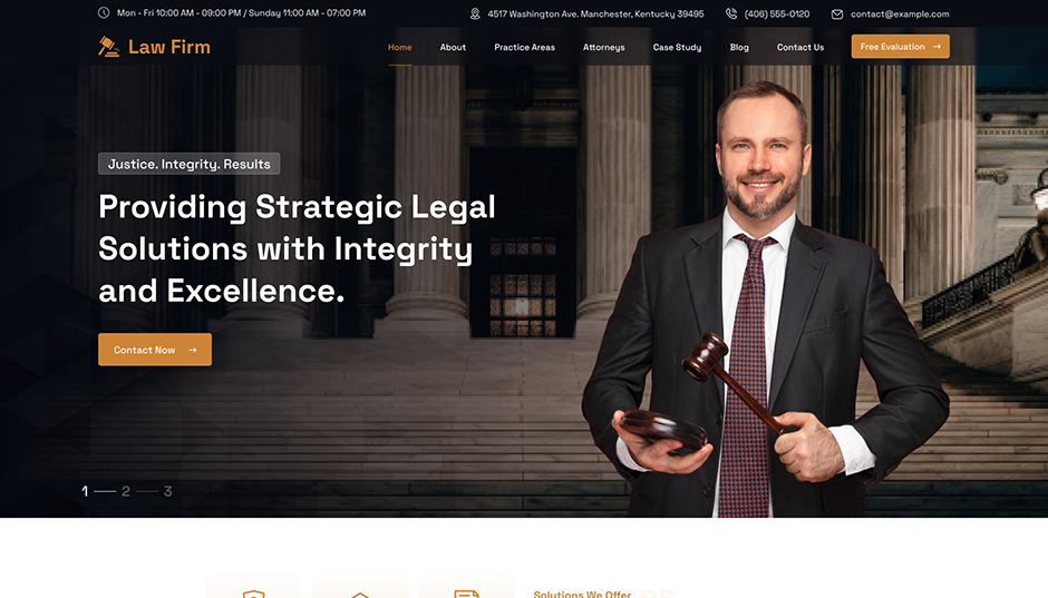 Lawyer Consultant WordPress Theme