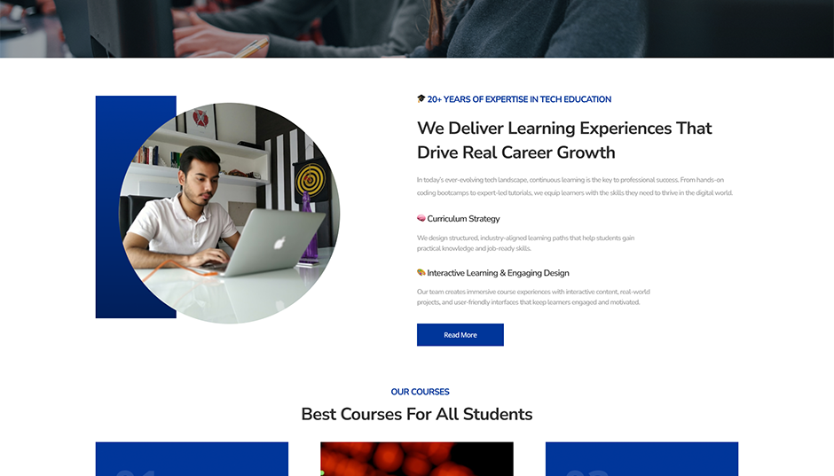 IT Courses Wordpress Theme