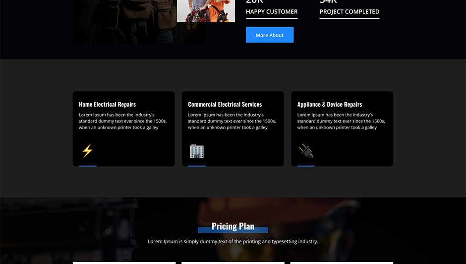 Electrical Repair WordPress Theme