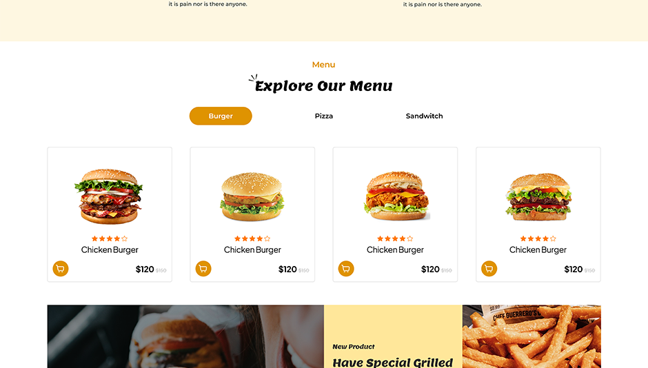 Free Fast Food WordPress Theme