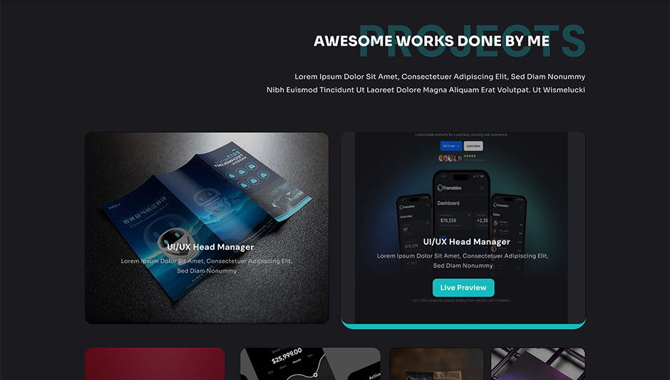 Creative Portfolio WordPress Theme