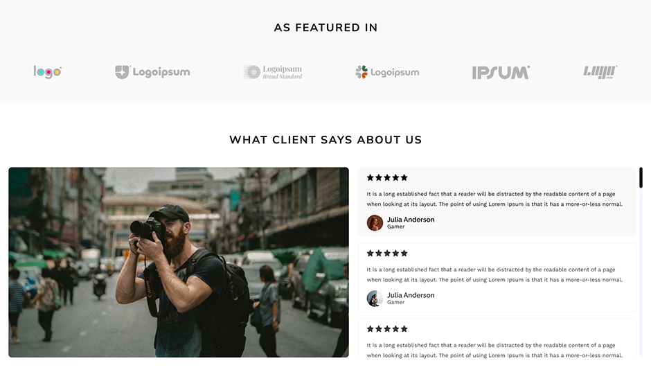 Photographer WordPress Theme