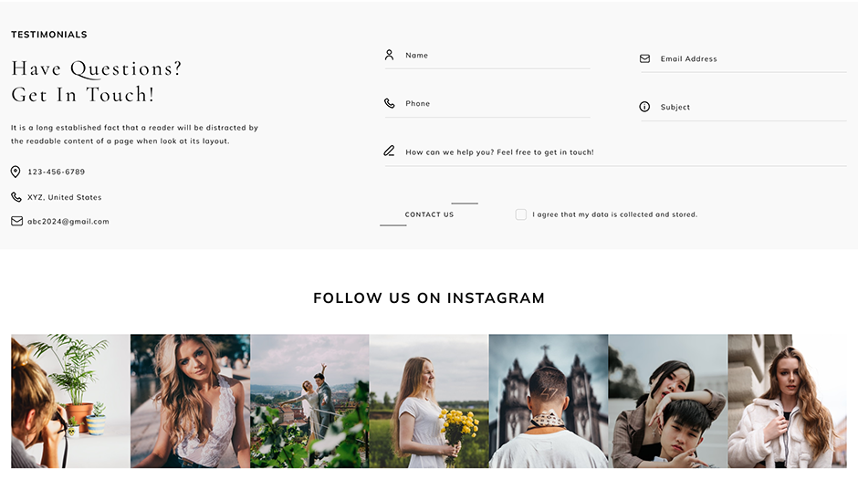 Photographer WordPress Theme