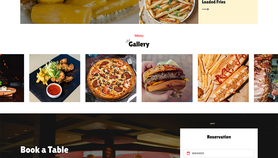 Cafe Restaurant WordPress Theme