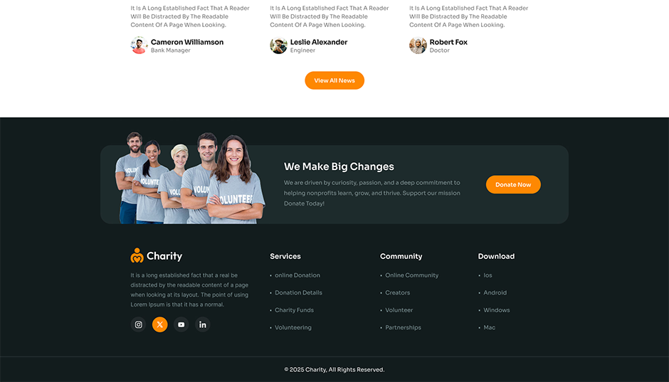 Charitable Wordpress Theme