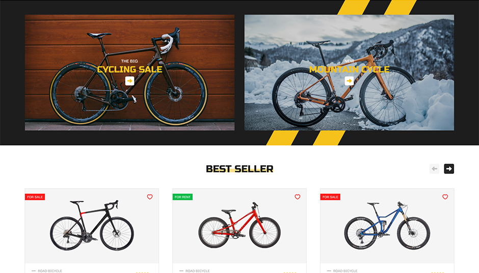 Bike Rental Services WordPress Theme