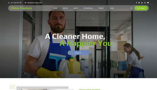 Cleaning Service WordPress Theme