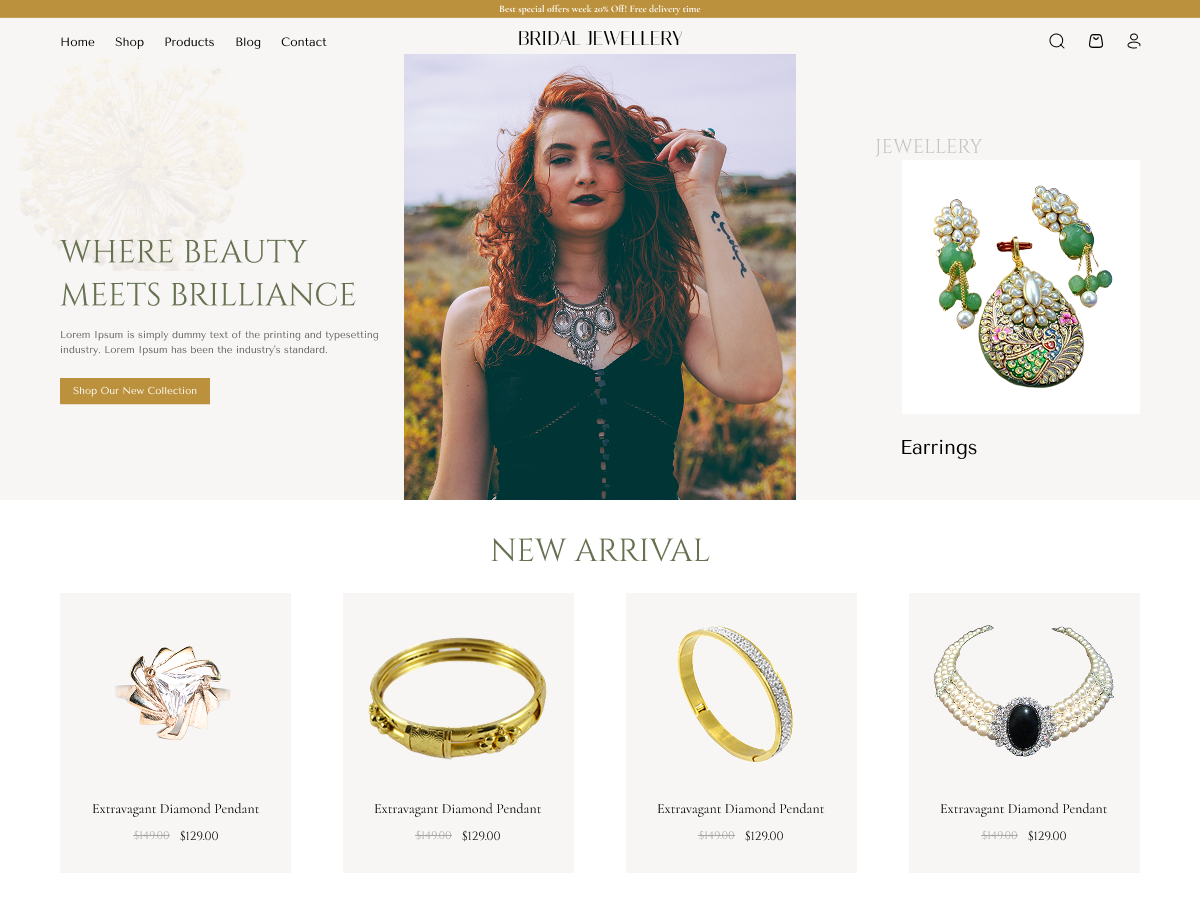 Free Fashion Accessories WordPress Theme