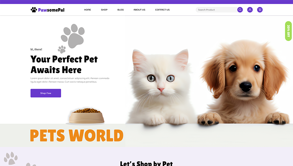 Free Pet WordPress Theme