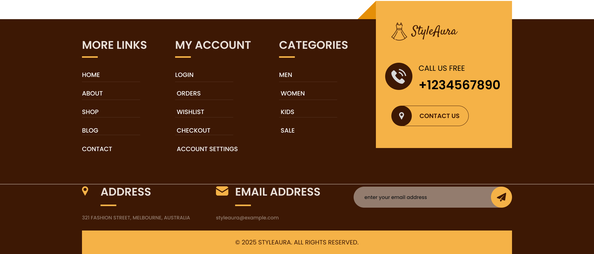 Clothing Store WordPress Theme