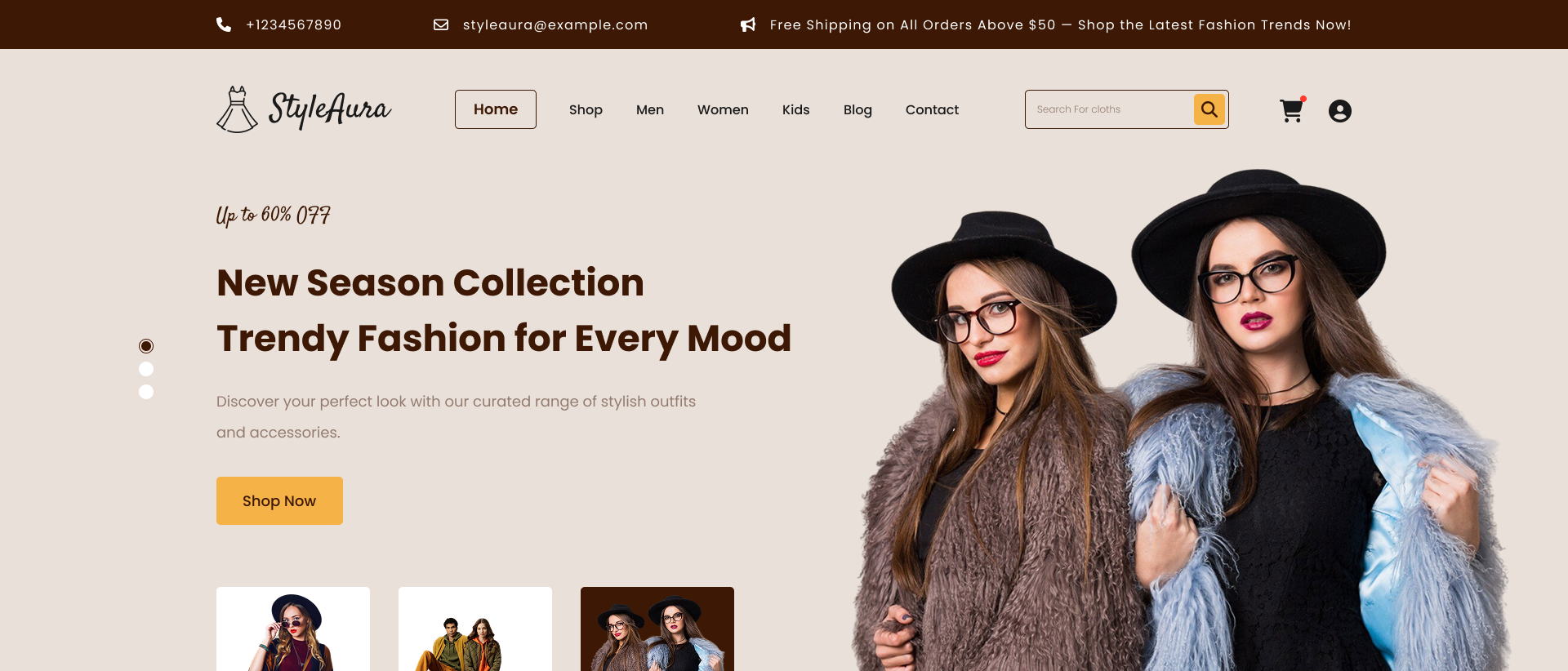 Clothing Store WordPress Theme