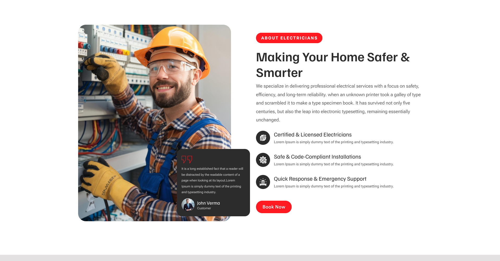 Electrician WordPress Theme