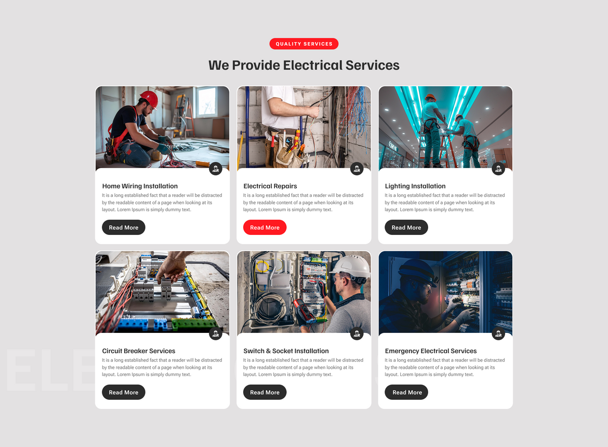 Electrician WordPress Theme
