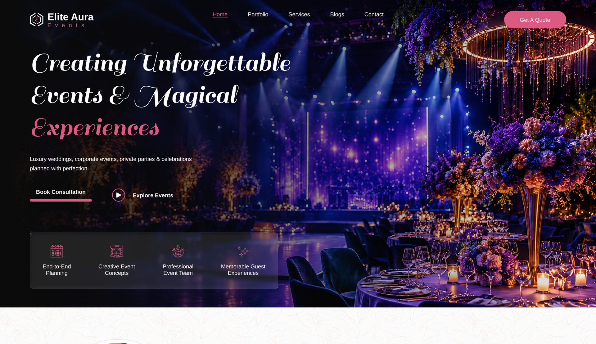 Events WordPress Theme