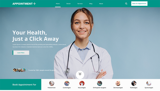 Free Appointment WordPress Theme