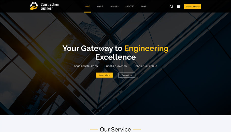 Free Construction WordPress Theme