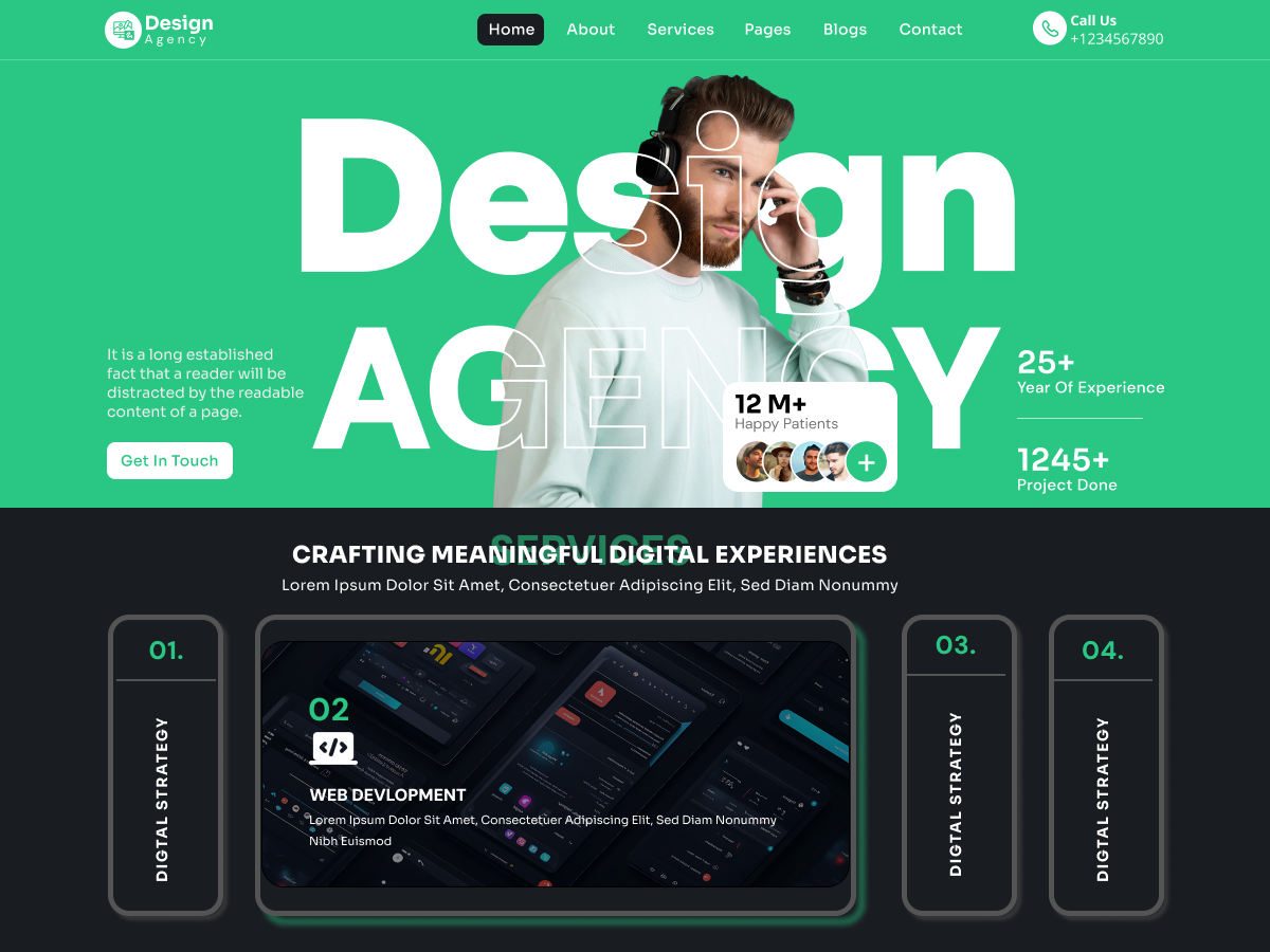 Free Design Studio WordPress Theme