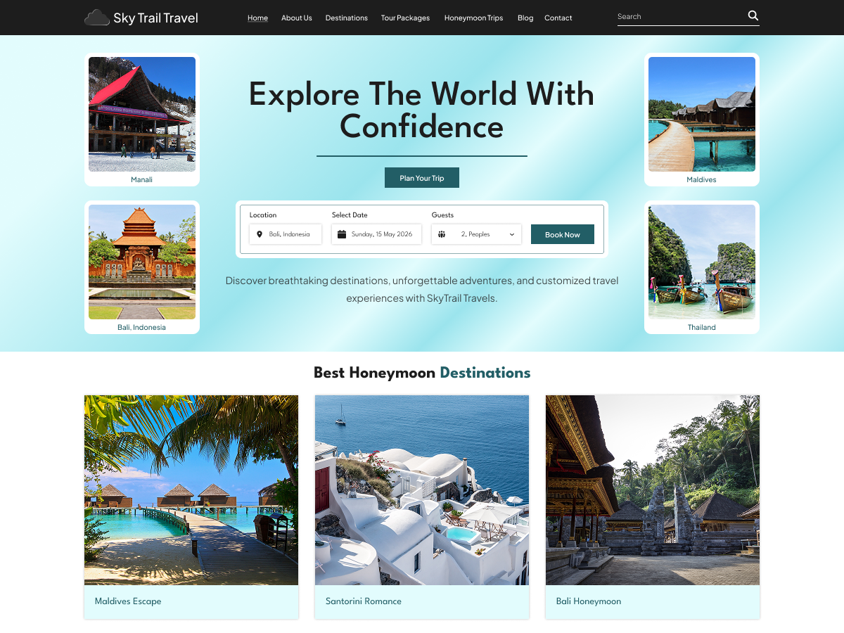 Free Travel Advisor WordPress Theme