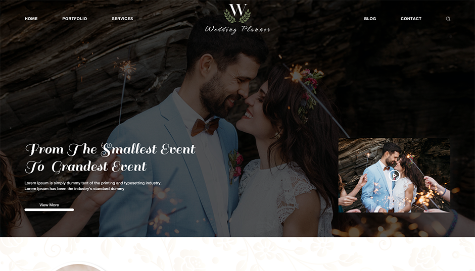 Free Wedding WordPress Theme