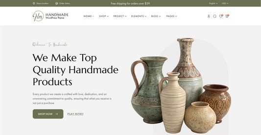 Handmade WordPress Theme