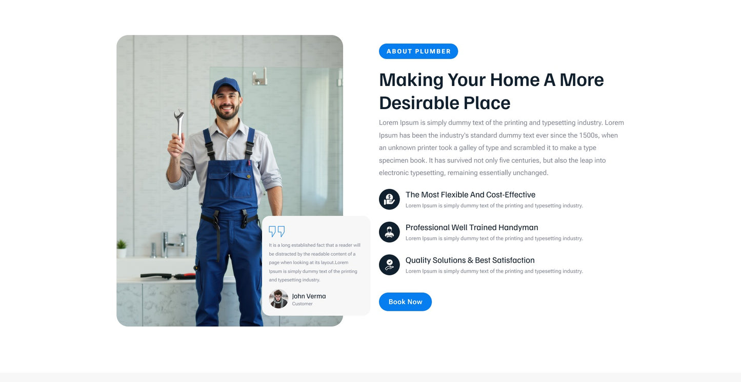 Plumber WordPress Theme Icon 1