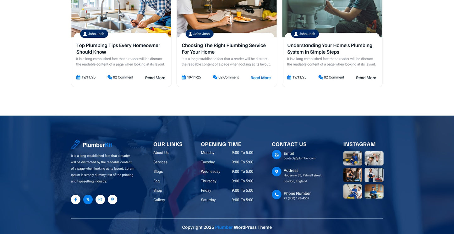 Plumber WordPress Theme Icon 12