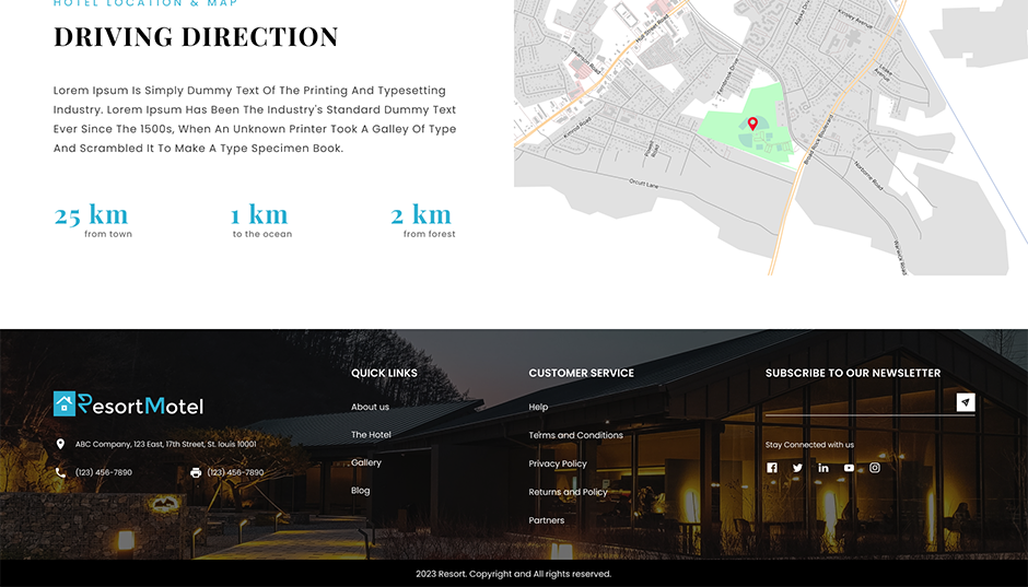 resort-motel-wordpress-theme